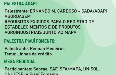 Secretaria da Defesa Agropecuária realiza 1º Fórum Estadual da Cajuína nesta quinta
